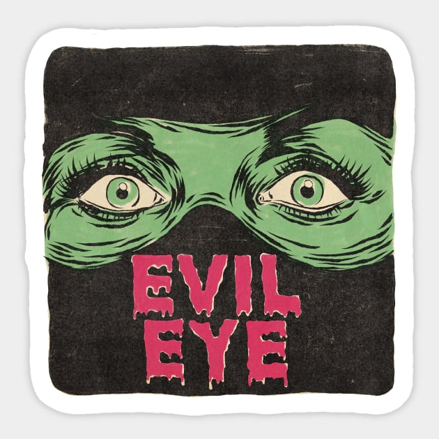 Evil eye by Bad Taste Forever Sticker by Bad Taste Forever